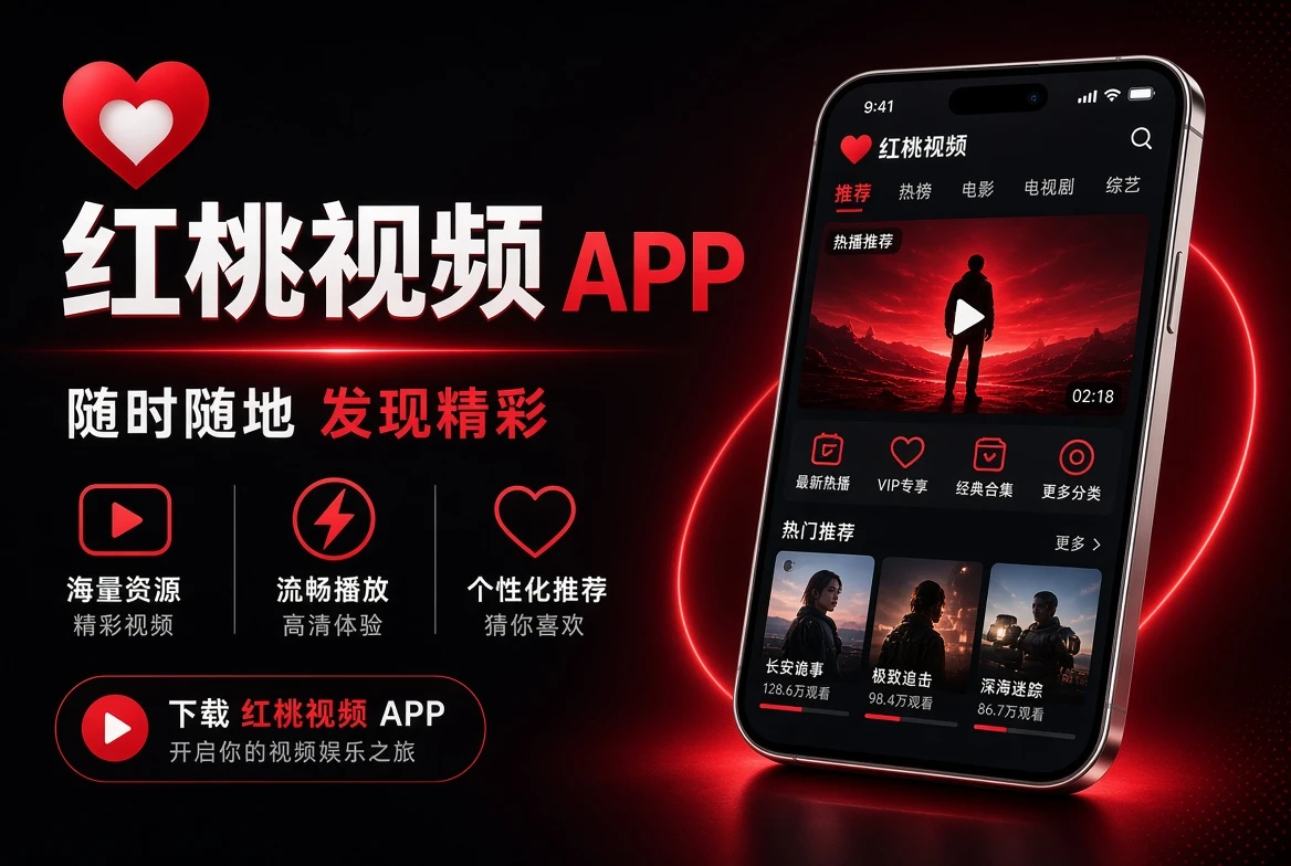 红桃视频移动阅读主题视觉
